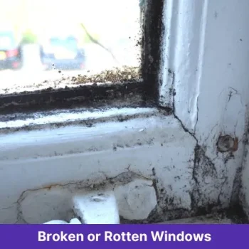 Broken or Rotten Windows